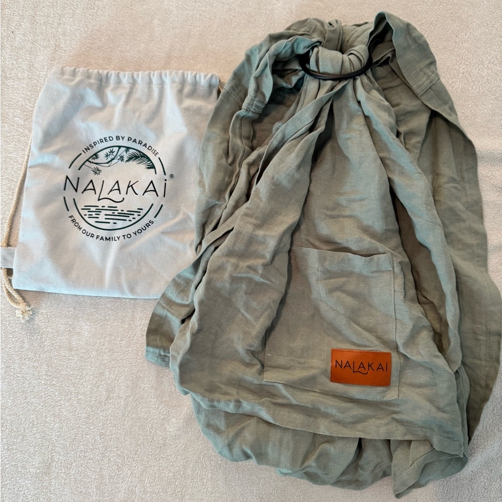 Nalakai baby ring slip wrap sage green